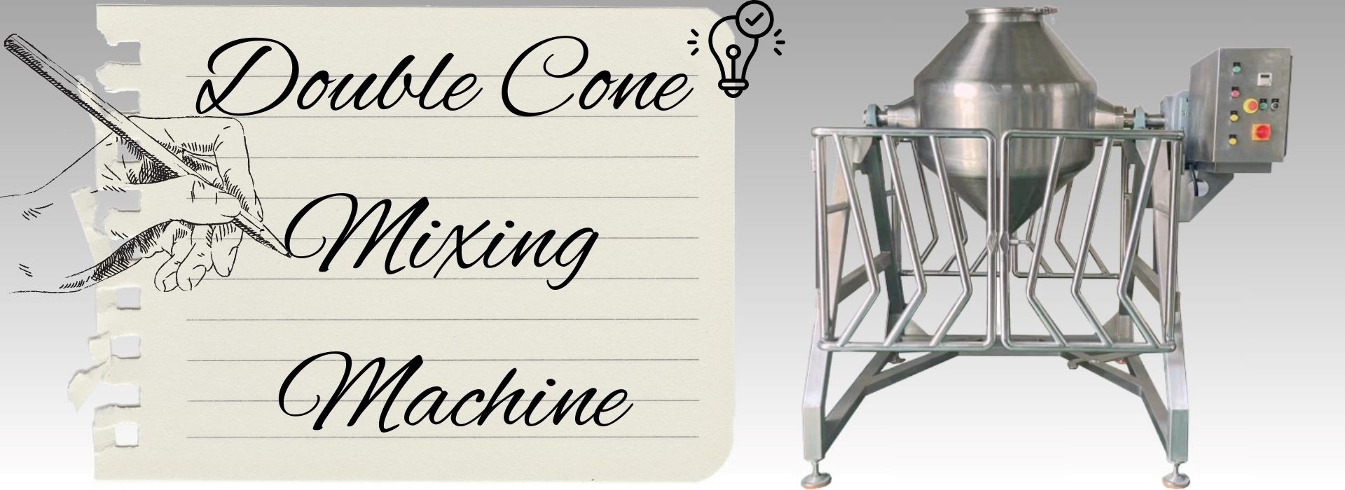 9 fatos sobre a máquina misturadora de cone duplo TP-W2001