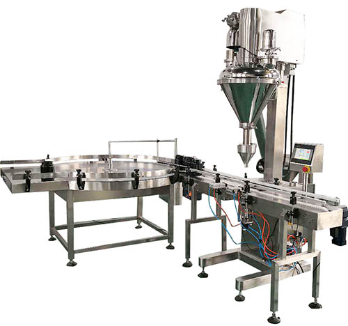 Auto Screw capping machine with cap elevator19