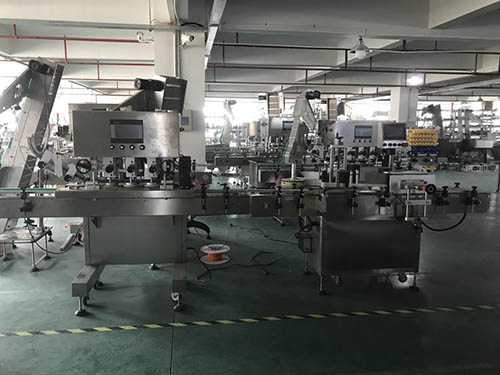 Auto Screw capping machine with cap elevator22