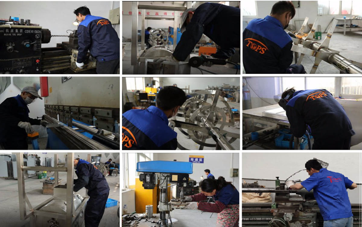 TDPM Series Powder Ribbon Mixing Machine8